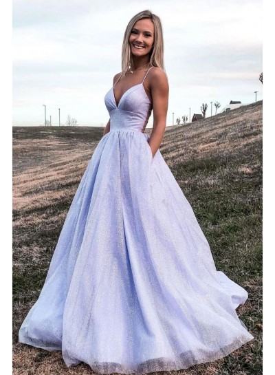 2025 A Line Sweetheart Lilac Criss Cross Long Prom Dresses