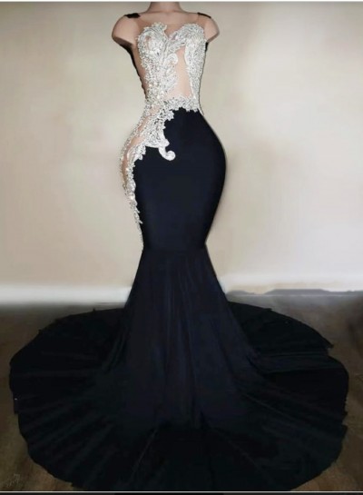 Black Mermaid Prom Dresses 2024