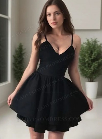 2025 A Line Red Halter Sweetheart Short Homecoming Dresses