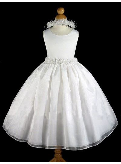 2024 Absorbing Applique Sleeveless Cute A-Line First Communion Dresses / Flower Girl Dresses