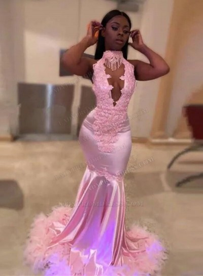 2024 Mermaid Pink Prom Dresses