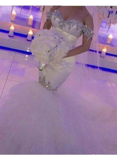 2024 New Arrival Mermaid Sweetheart Off The Shoulder Wedding Dresses