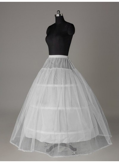 Tulle Netting Ball-Gown 2 Tier Floor Length Slip Style/Wedding Petticoats