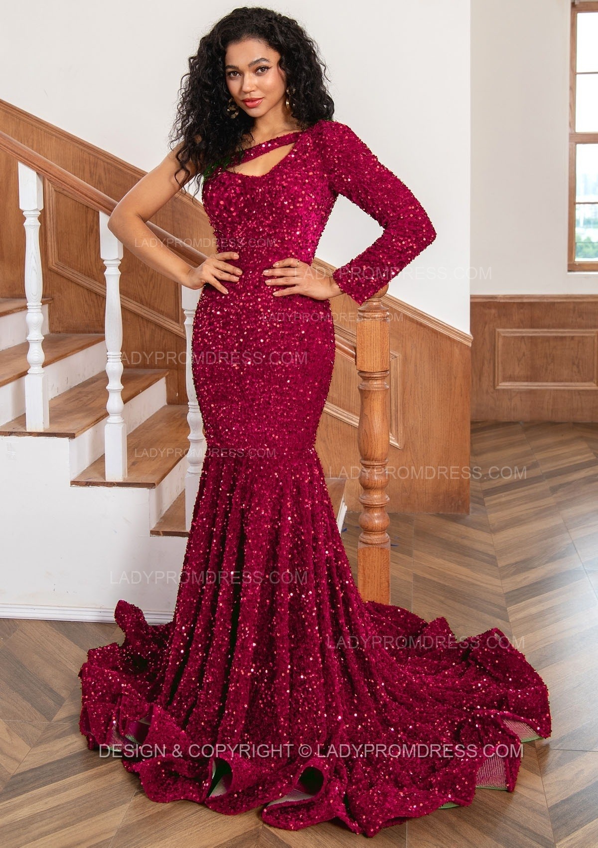 Mermaid Long Prom Dress, Sexy Prom Dress  fg2721 main image 1
