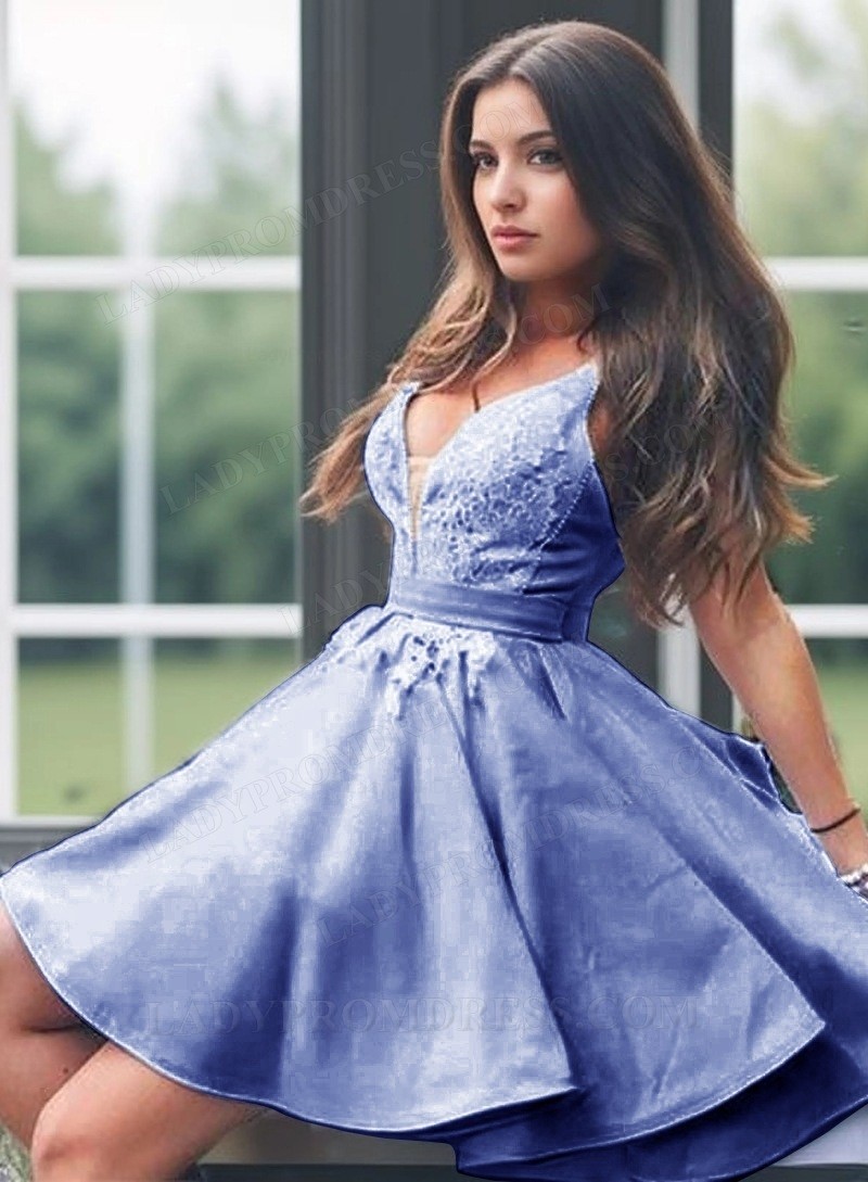 princess A-line party dress Homecoming Dress    cg20711